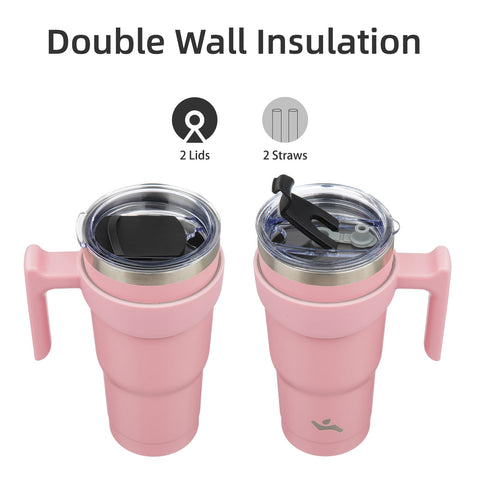 Konokyo 20oz tumbler with double-wall insulation to maintain temperature.