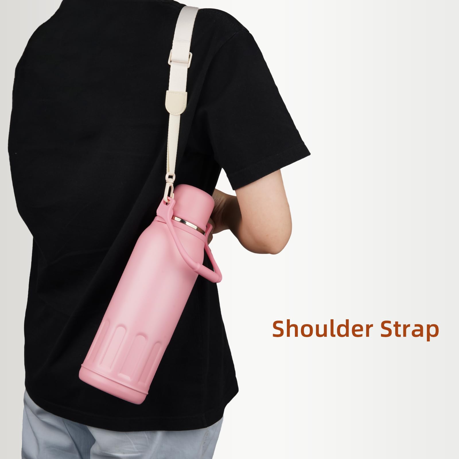 Konokyo army green bottle offers a non-slip grip for daily use.