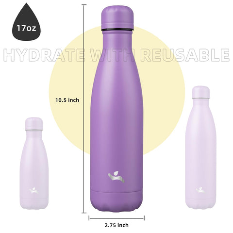 Konokyo BPA-free stainless steel bottle offers pure taste and safe hydration.
