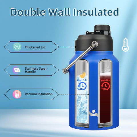 Konokyo double-wall vacuum maintains cold or hot beverages for hours.