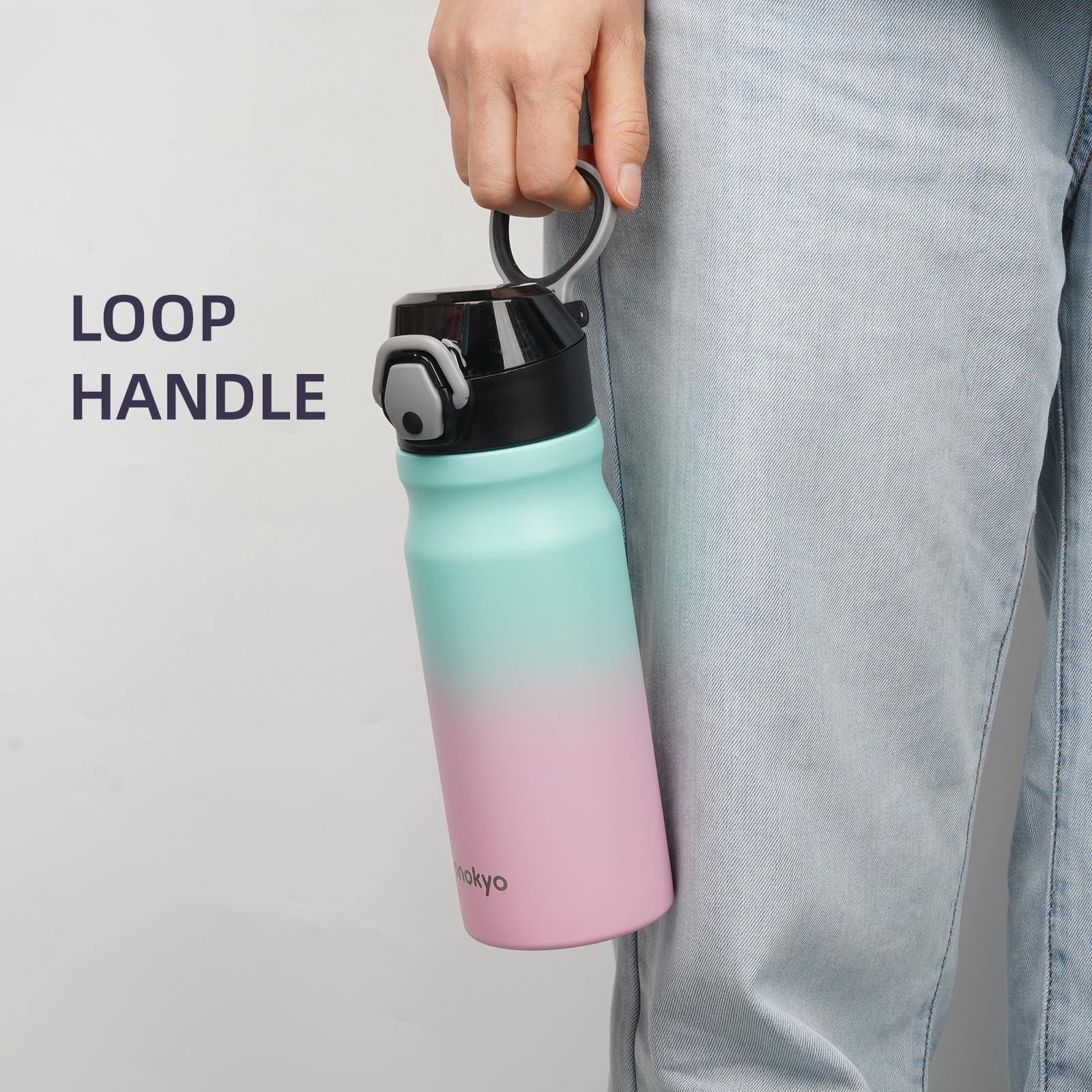 Includes extra straw and nozzle for easy cleaning and replacements.