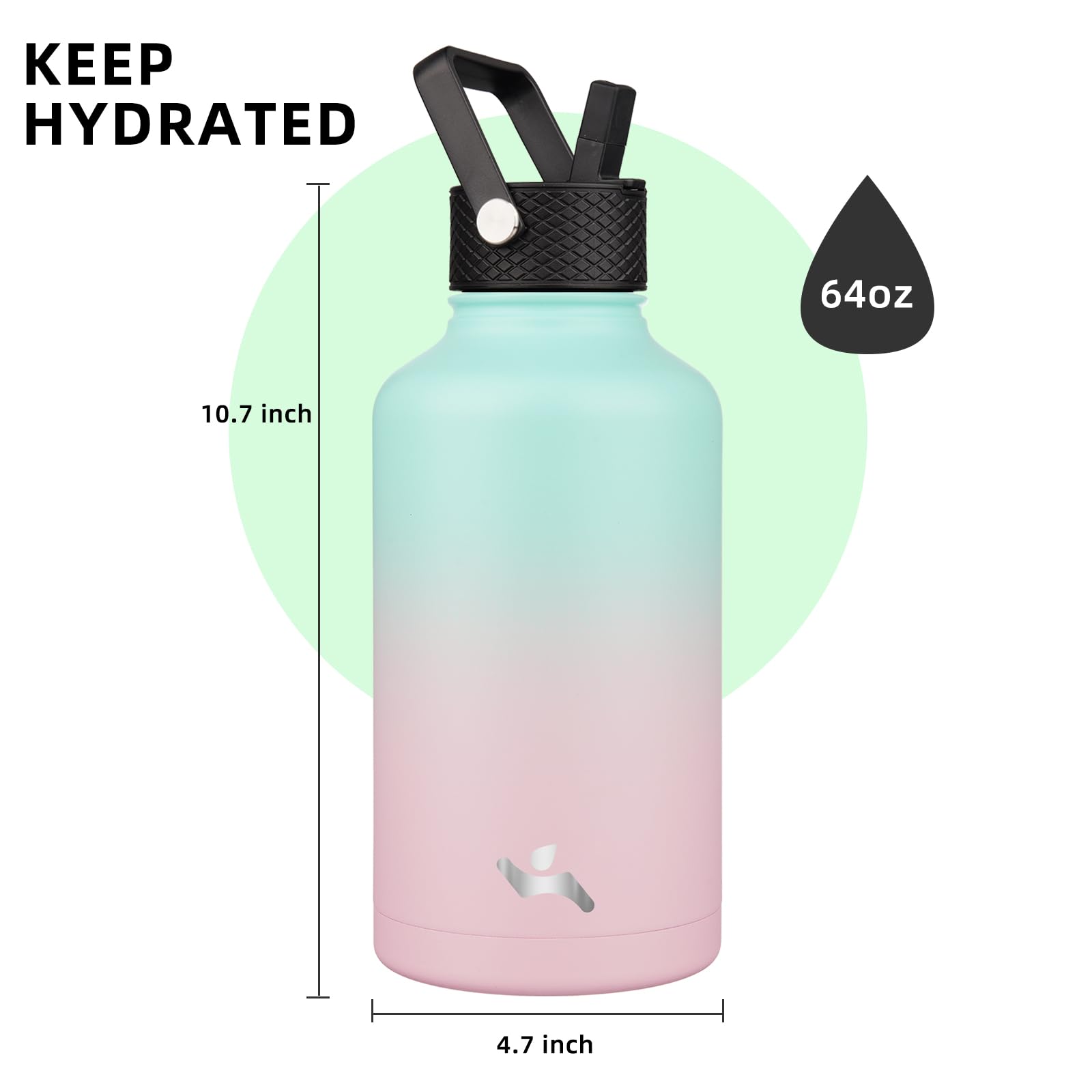 Konokyo leak-proof BPA-free lids keep beverages sealed during travel.