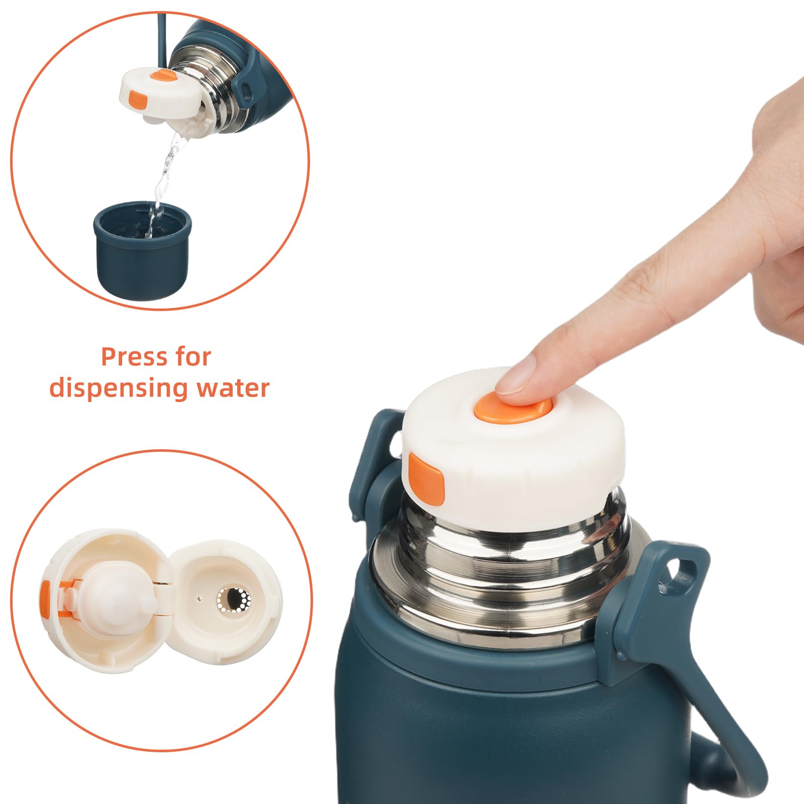 Konokyo leak-proof double lid design prevents spills during transport.