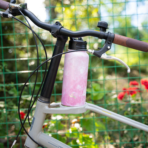Konokyo Marble Blossom bottle non-sweat surface for dry grip.