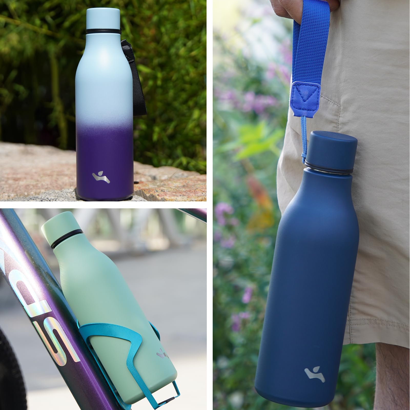 Konokyo Rosy Red solid and ombre bottles are dishwasher safe