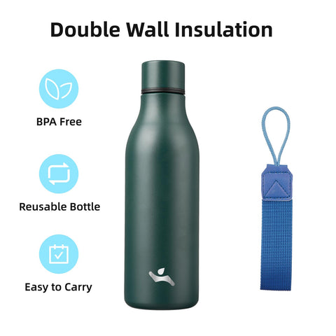 Konokyo stainless steel double wall construction supports temperature stability.