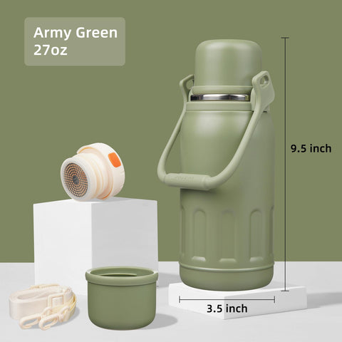 Konokyo travel tumbler with cup lid remains leak-proof during transport.