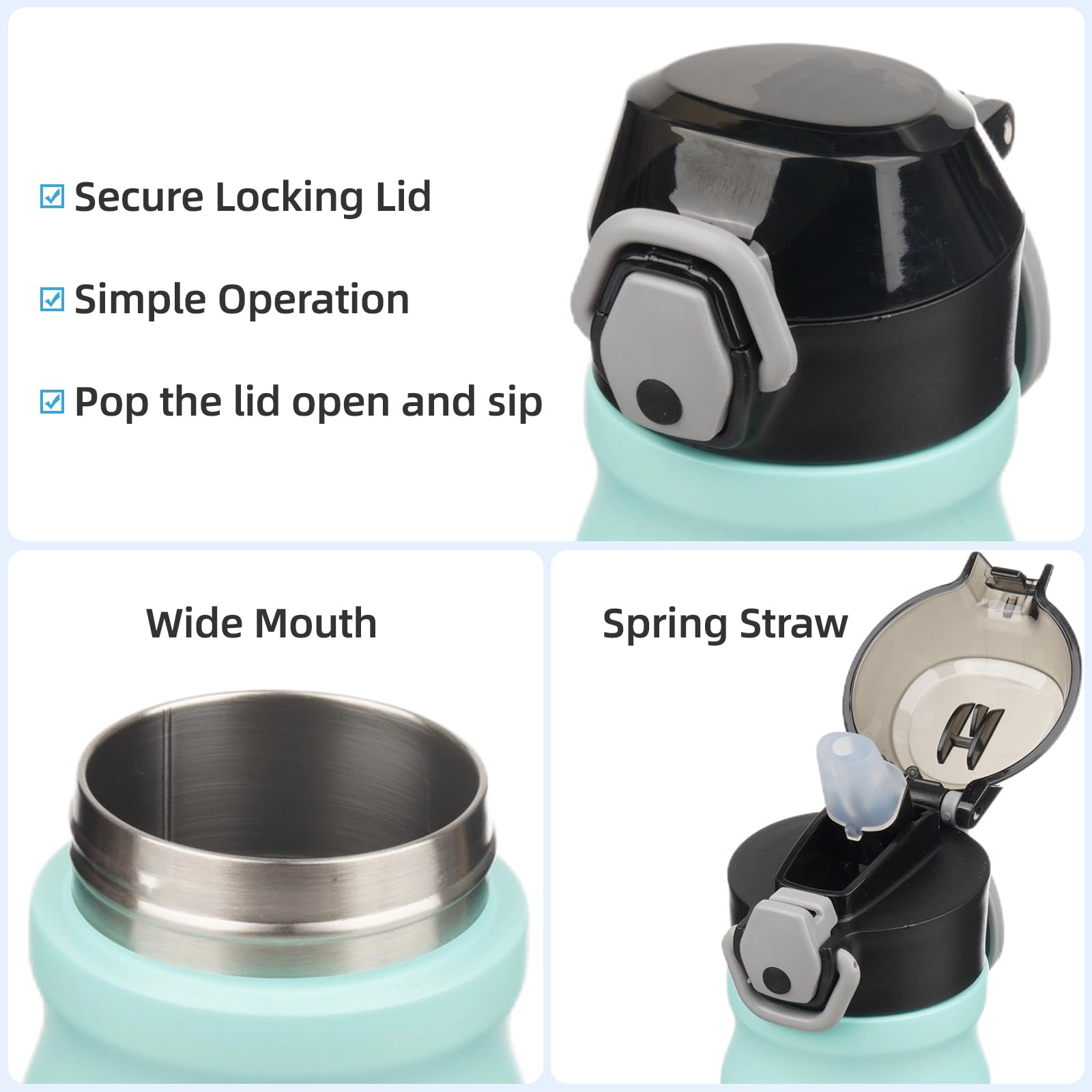 Carry loop on Konokyo bottle enables hands-free portability during activities.