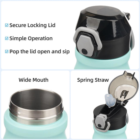 Carry loop on Konokyo bottle enables hands-free portability during activities.