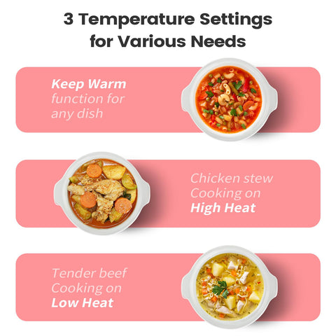 KOOC controls with indicator lights for simple low/high/warm settings
