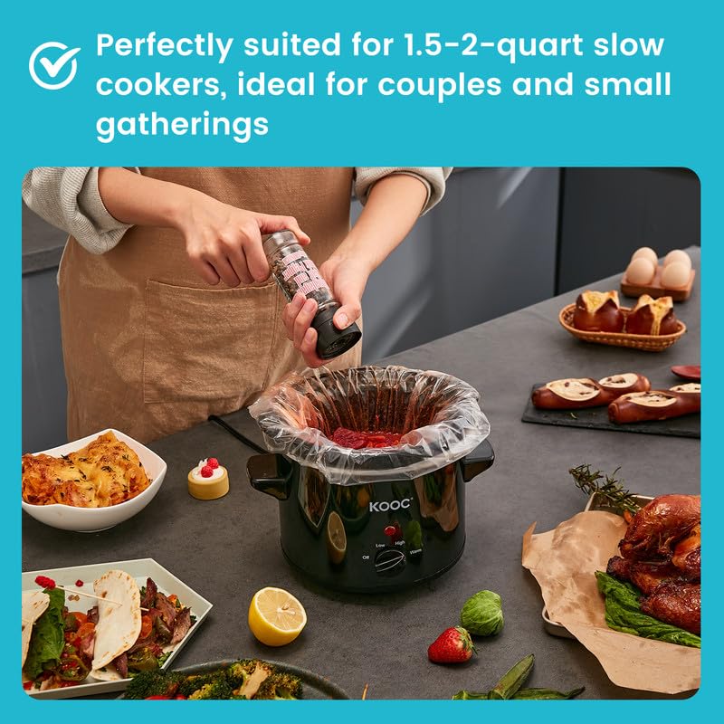 KOOC single-use liners help prevent cross-contamination during meals