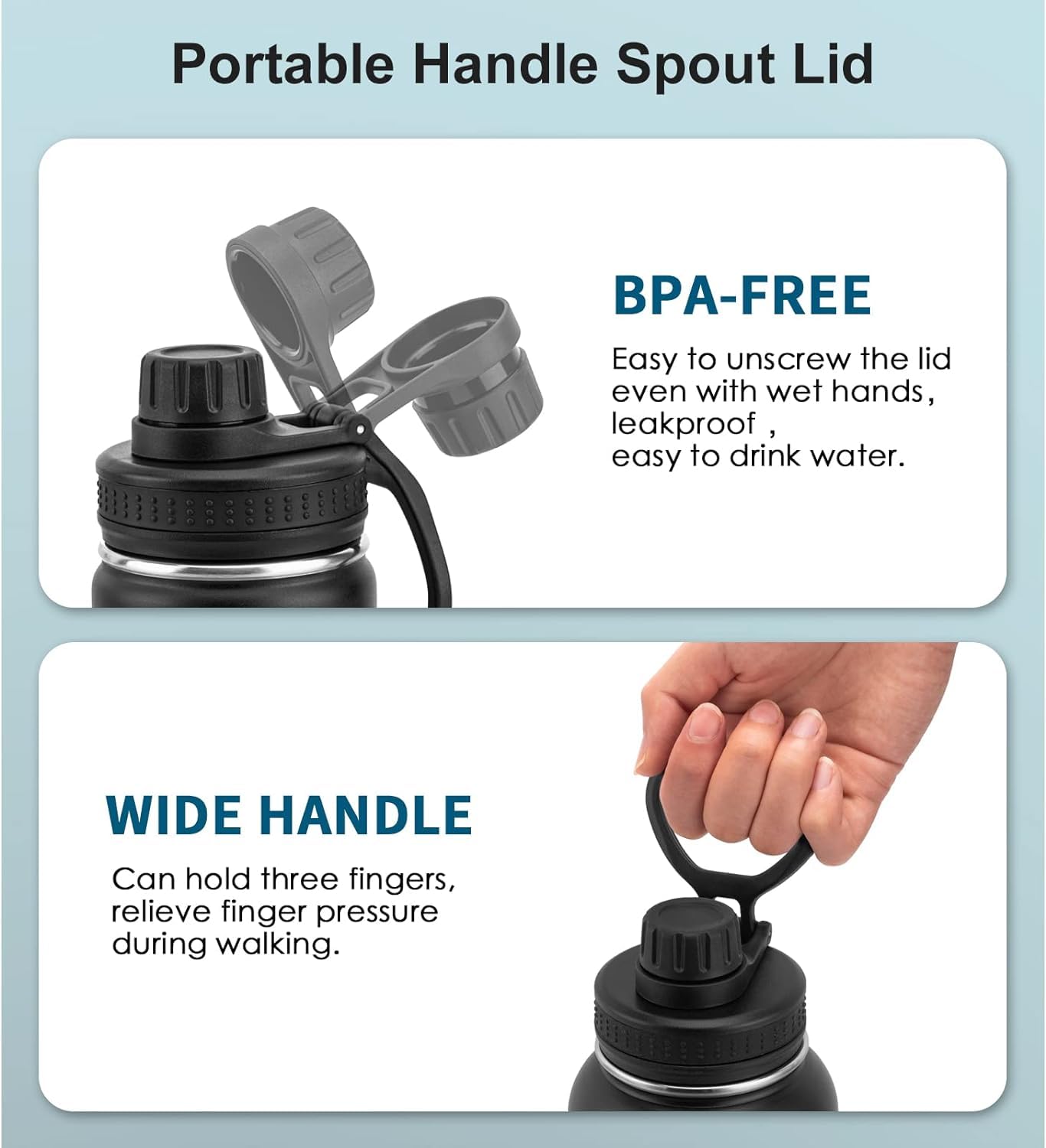 Koodee bottle uses triple-wall insulation for better temperature control.
