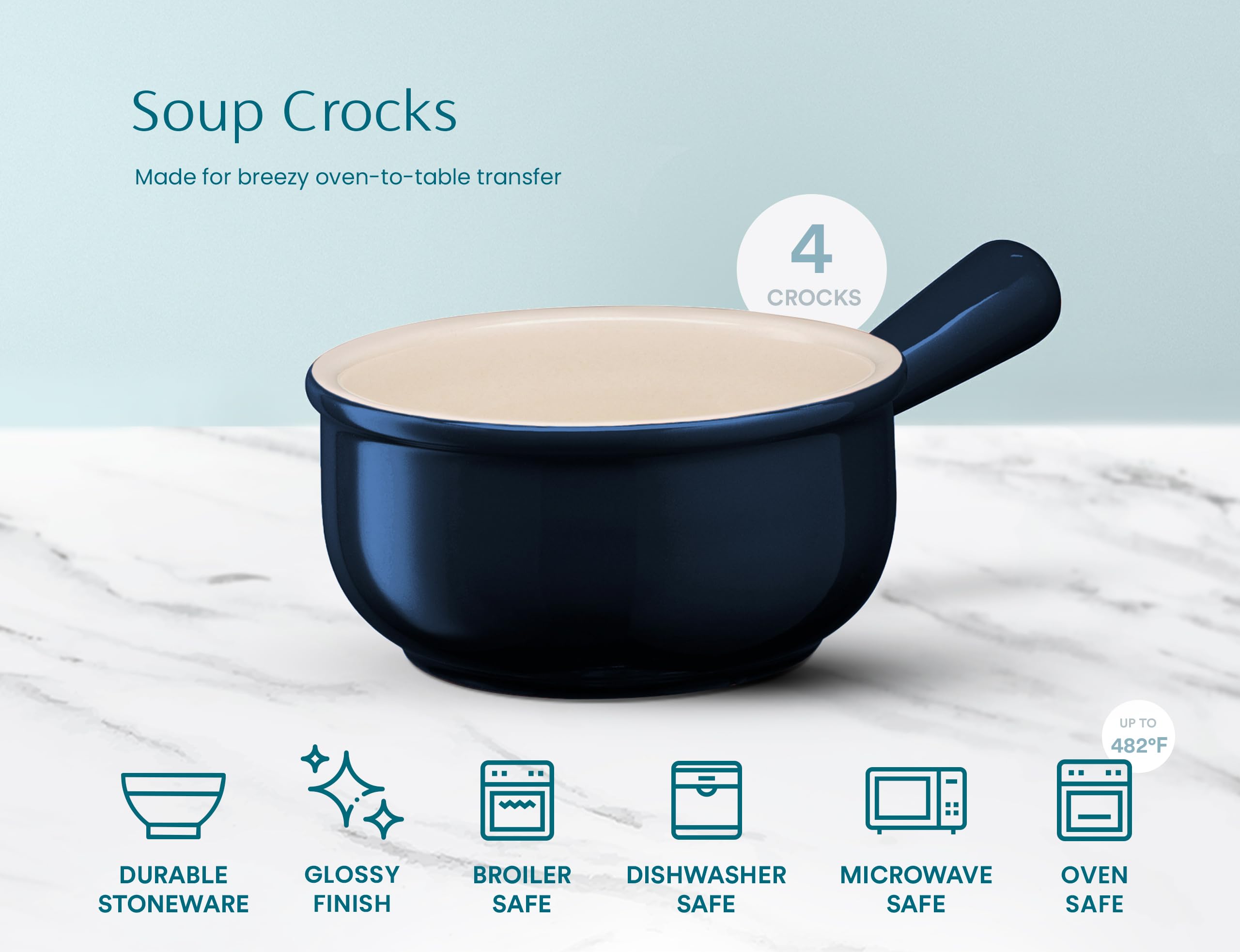 KooK 15 oz portion for personal servings of soups and stews