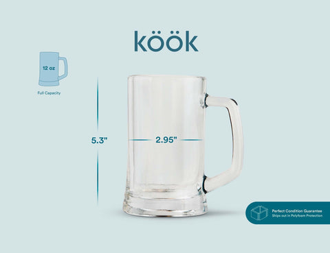 KooK packaging protects mugs with polyfoam and includes recipe card
