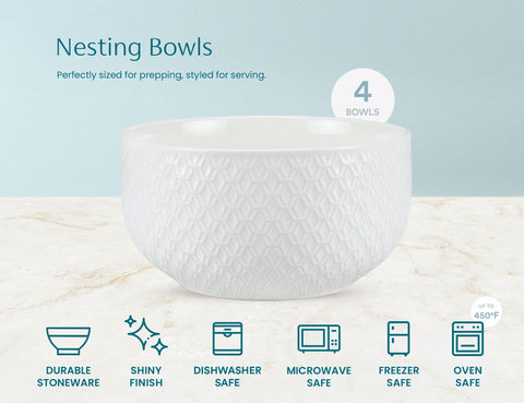 Kook Narbonne 98oz bowl perfect for hot soups and family meals