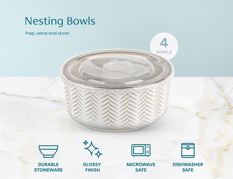 KooK Narbonne vented-lid 47oz bowl for family meals and storage.
