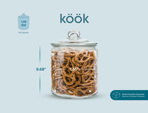 KooK package protection using polyfoam mold ensures safe arrival.