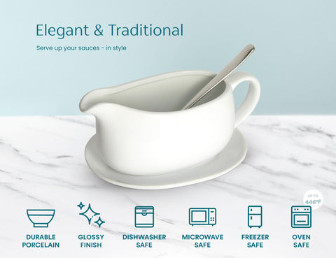 Kook Gravy Boat ideal for sauces, dressings, and condiments.
