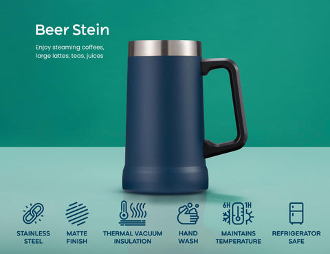 KooK shatterproof stainless steel mug for durable outdoor use.