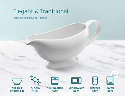 KooK durable glaze resists stains and odors for easier care.