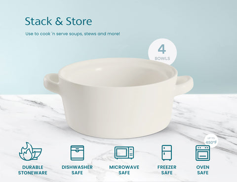 Matte white ceramic finish adds rustic charm to any table setup.