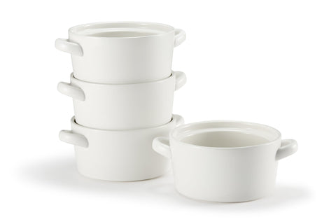 KooK Soup Crock close-up showing two handles for safe transport.