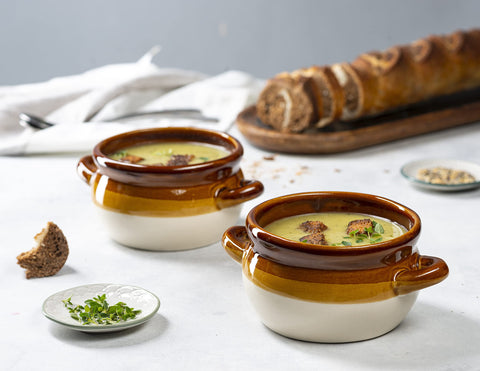 KooK stoneware oven-safe soup bowls for easy, reliable weeknight meals.