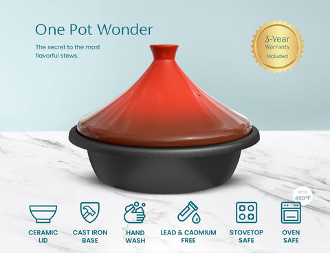 KooK safe enamel reduces need for seasoning