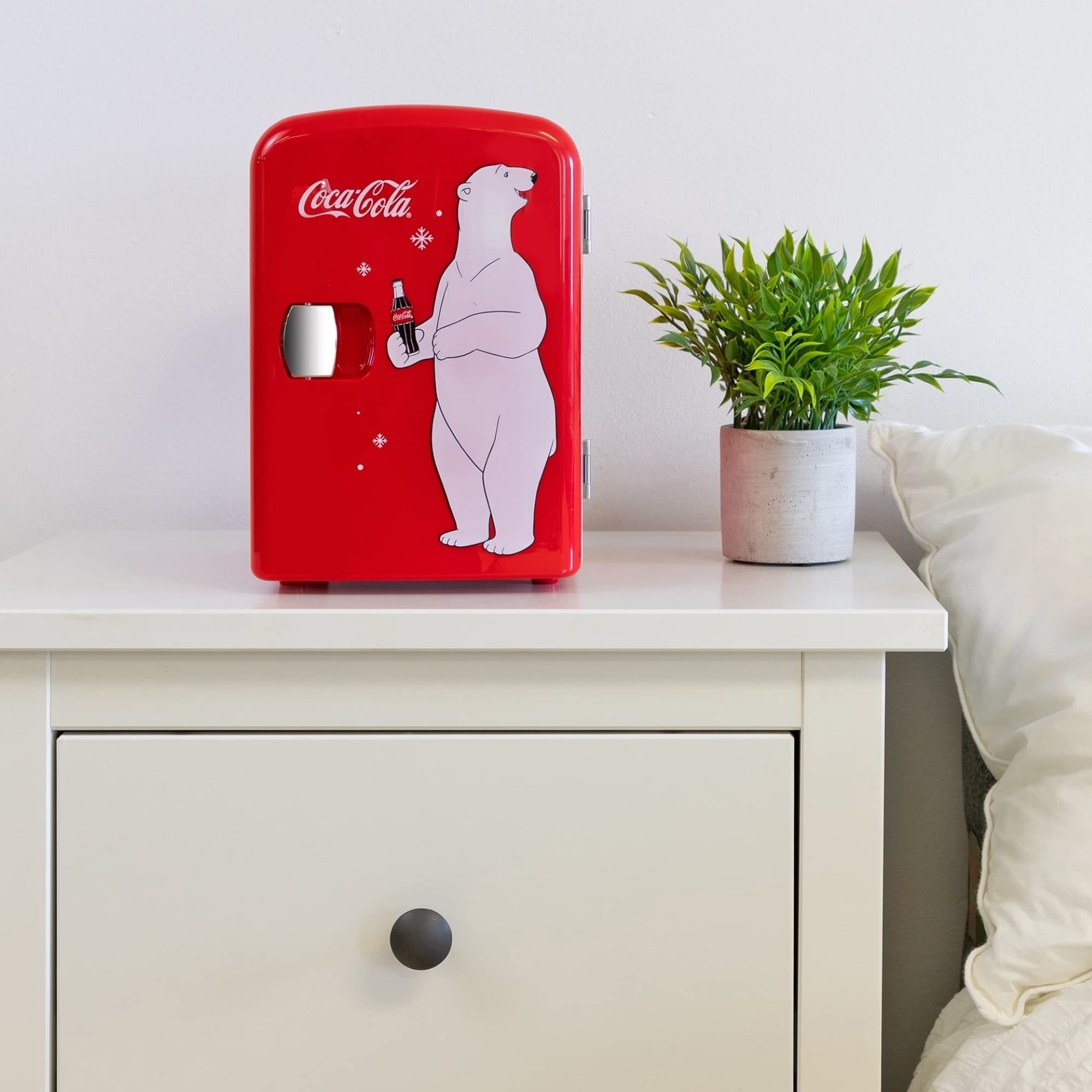 Koolatron compact 4L fridge with removable shelf ideal for snacks and drinks