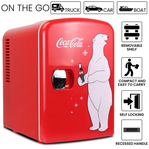 Koolatron dual-power mini fridge for AC or DC use in dorms or cars