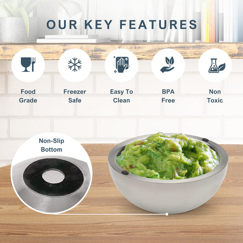 KoolCool reusable food-grade dip dish for durable serving.