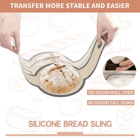 Koolstuffs durable silicone bread sling is reusable and built to last for many bakes.