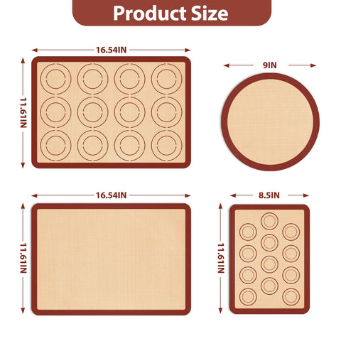 Koolstuffs guided macaron mat assists precision in shaping French pastries.