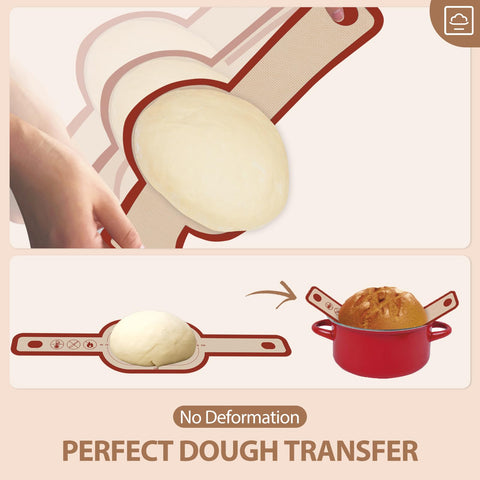 Koolstuffs red-handle detail for safe, confident dough transfer.