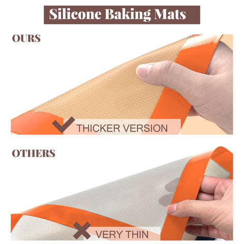 Koolstuffs silicone baking mat wipes clean quickly for minimal cleanup