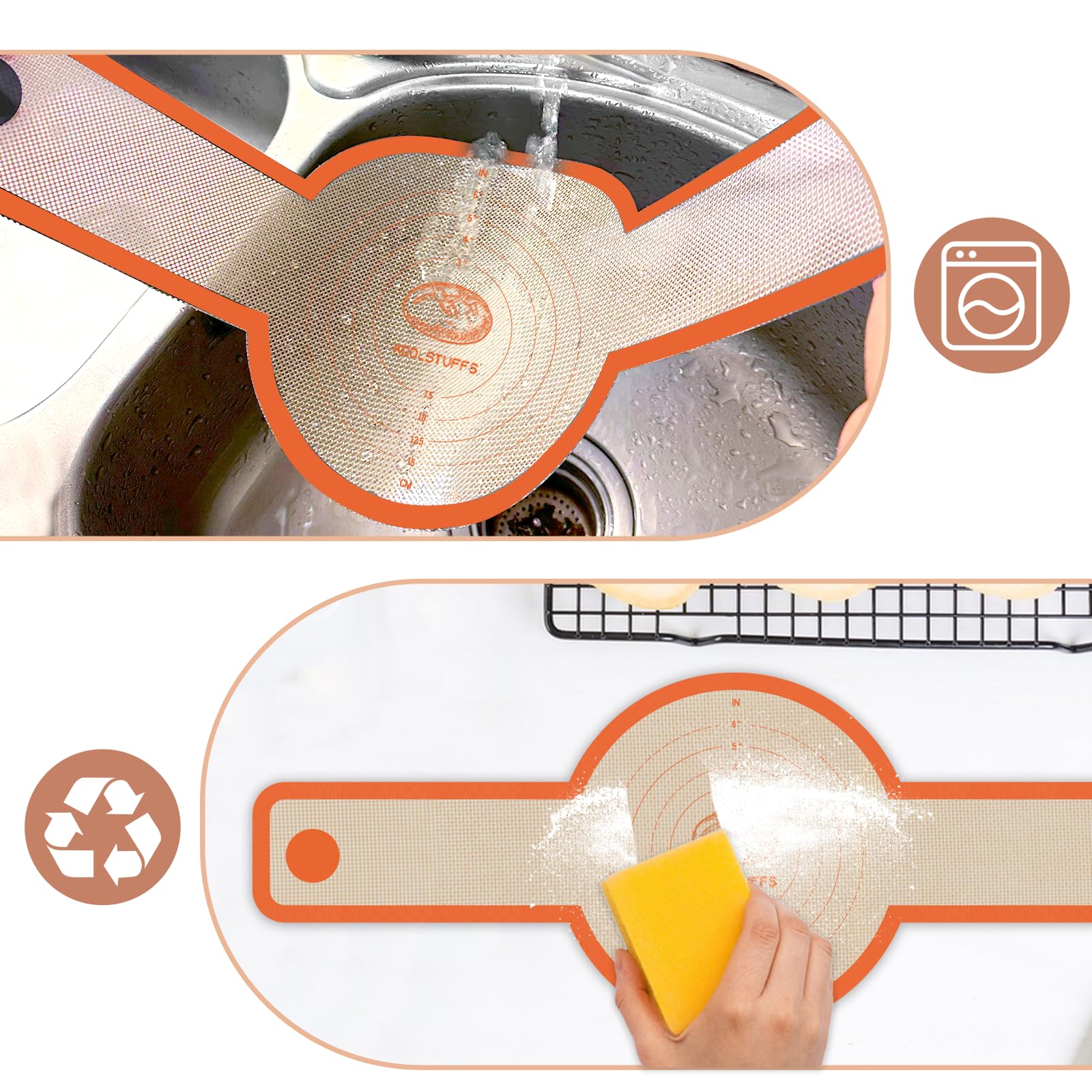 Koolstuffs heat-resistant bread sling ensures even heat during baking