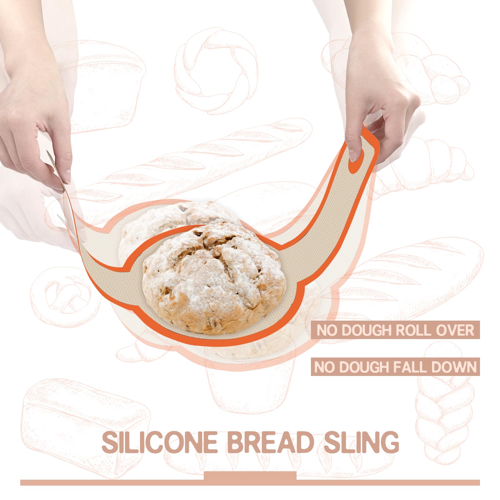 Koolstuffs sourdough baking mat heat-resistant support for even browning.