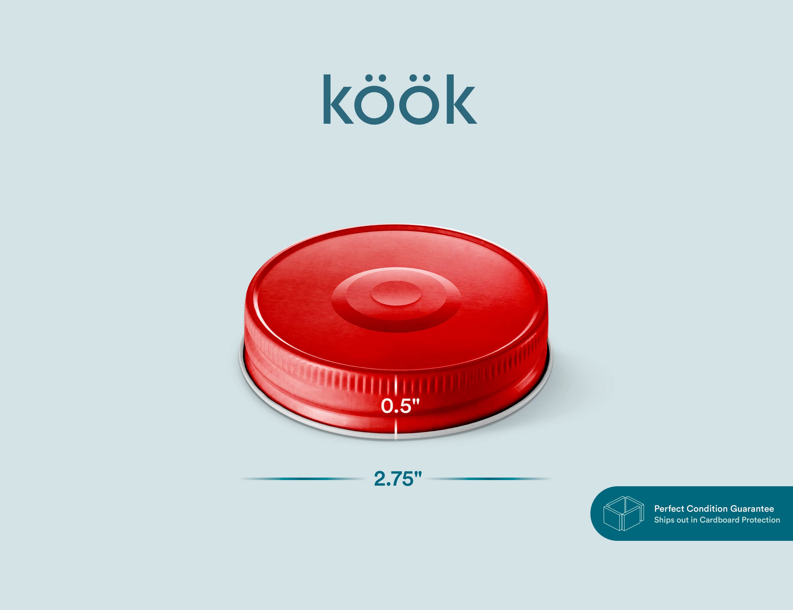 KooK 16-count set arrives securely packaged to prevent damage during shipping.