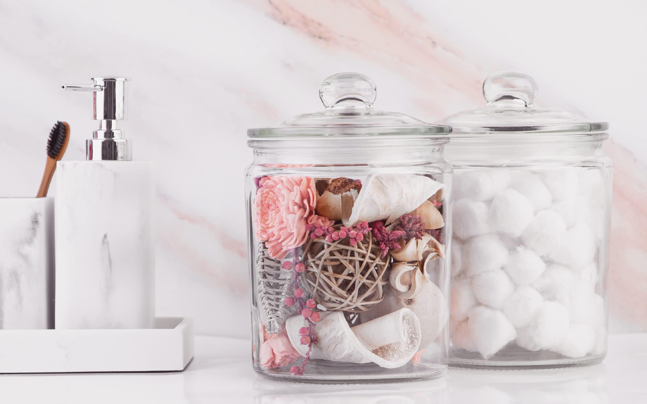 KooK clear glass helps you see ingredients at a glance.