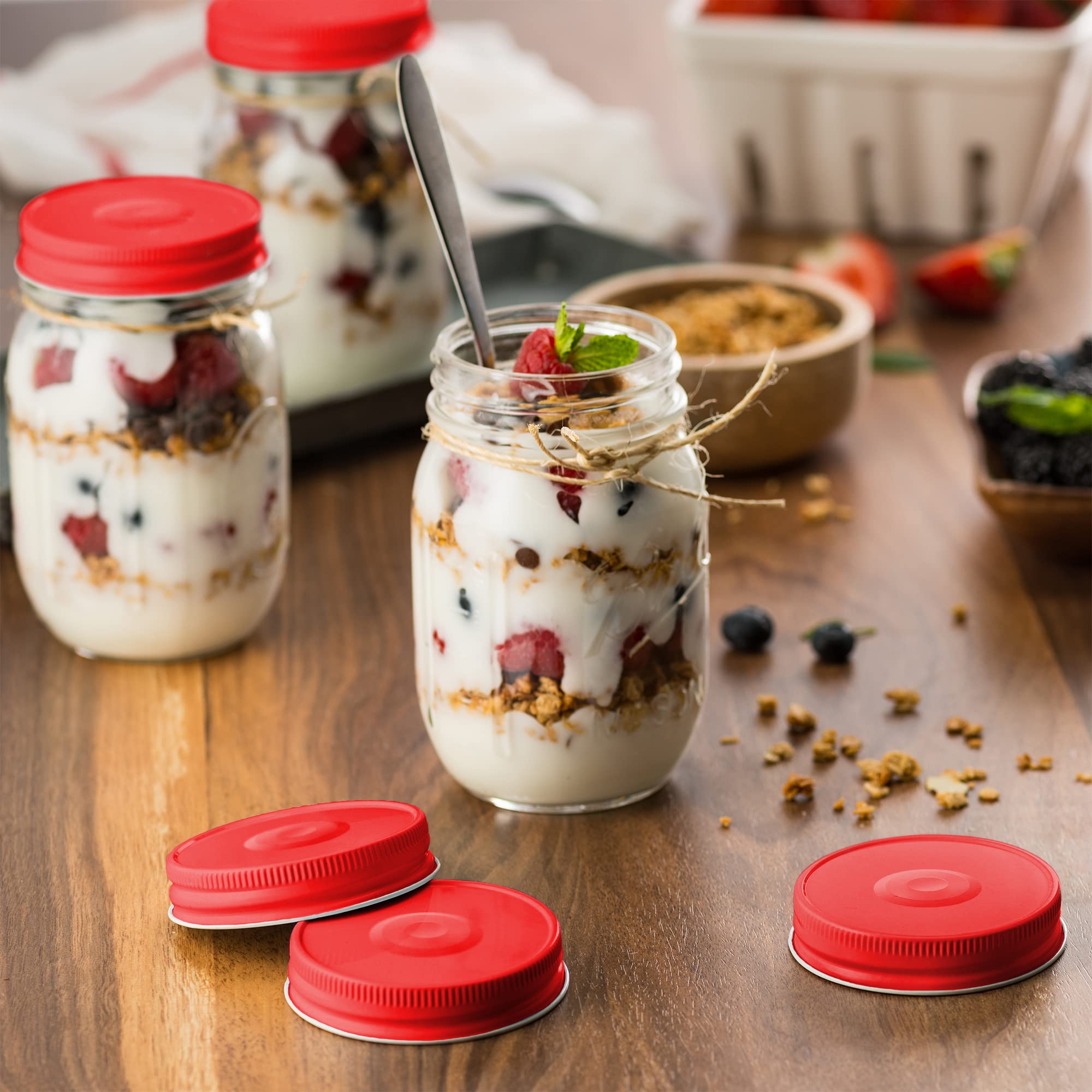 KooK durable, rust-resistant lids suitable for fridge or freezer storage.