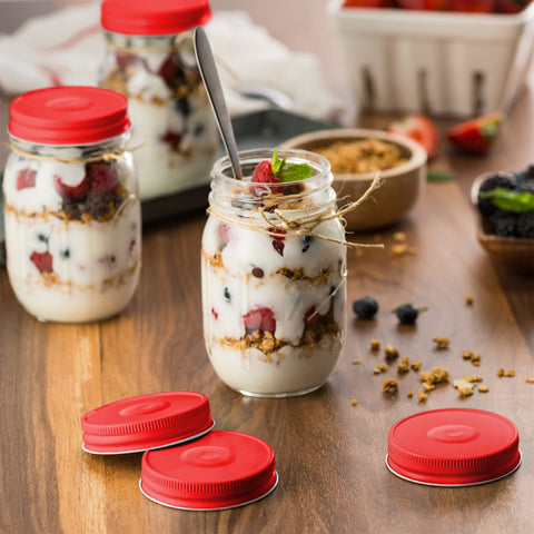 KooK durable, rust-resistant lids suitable for fridge or freezer storage.