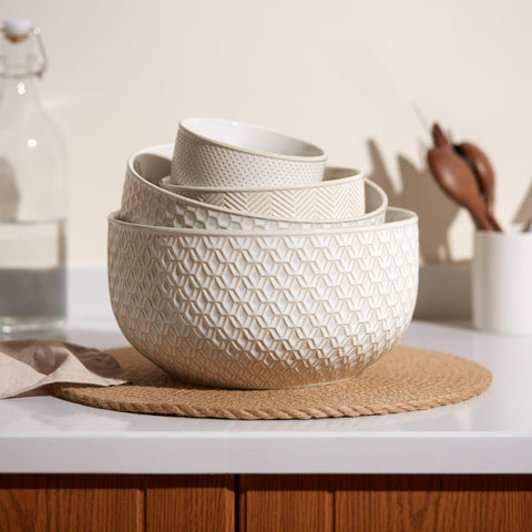 KooK Narbonne bowls for salads and serving with versatile sizing.