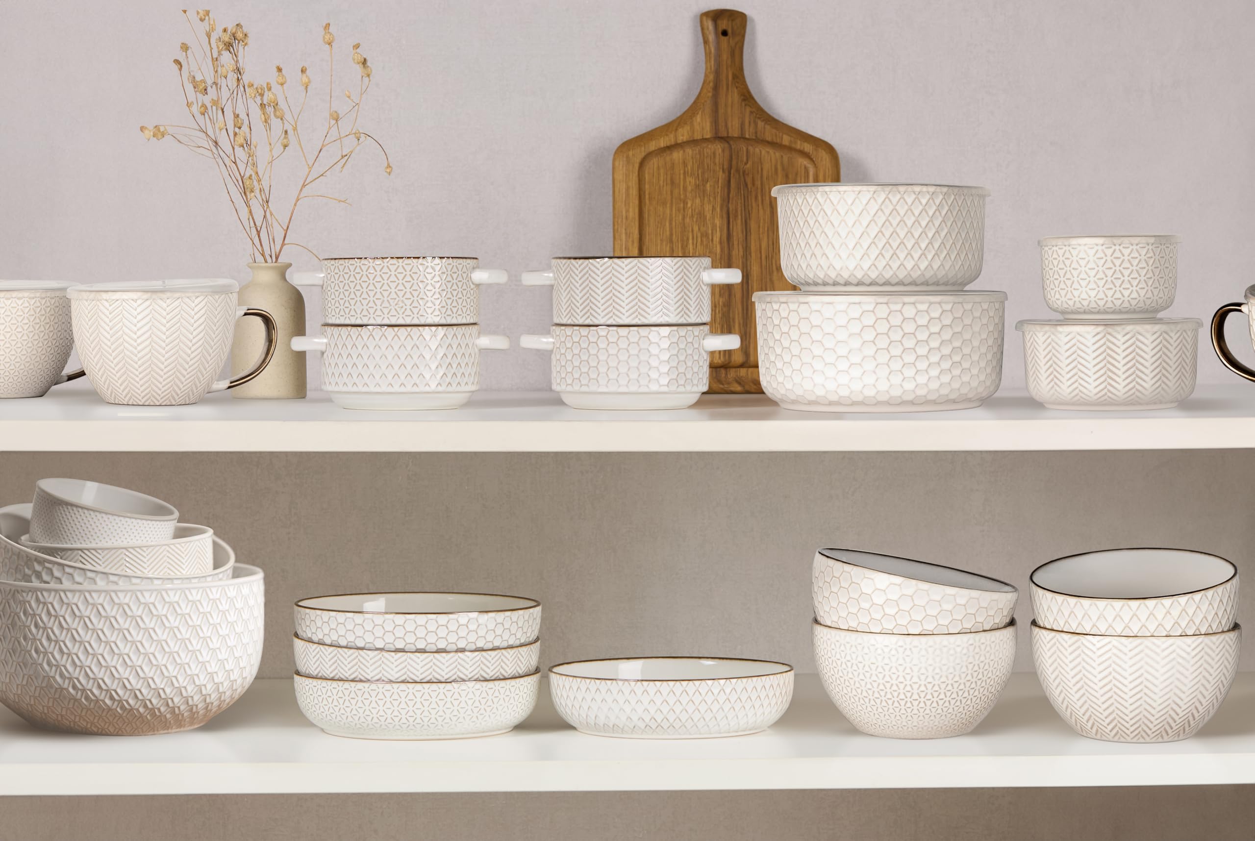 KooK Narbonne bowls microwavable for quick reheating.