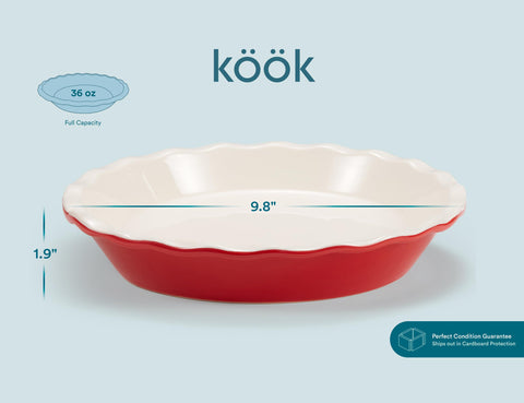 KooK pie-pan-berry-tart ideal for berry fillings and decorative servings.