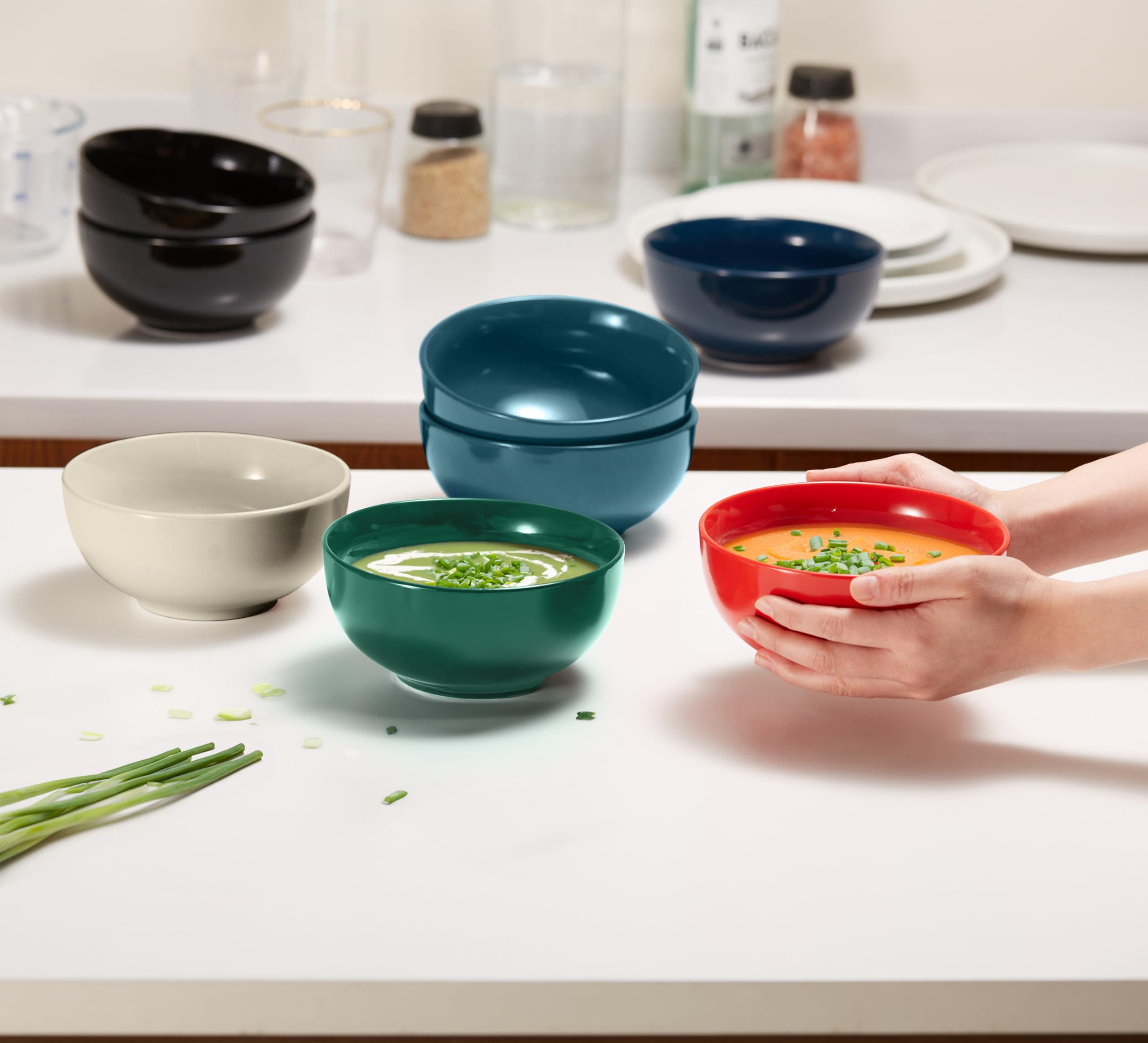 KooK hunter green glaze adds timeless style to pasta stews and oatmeal