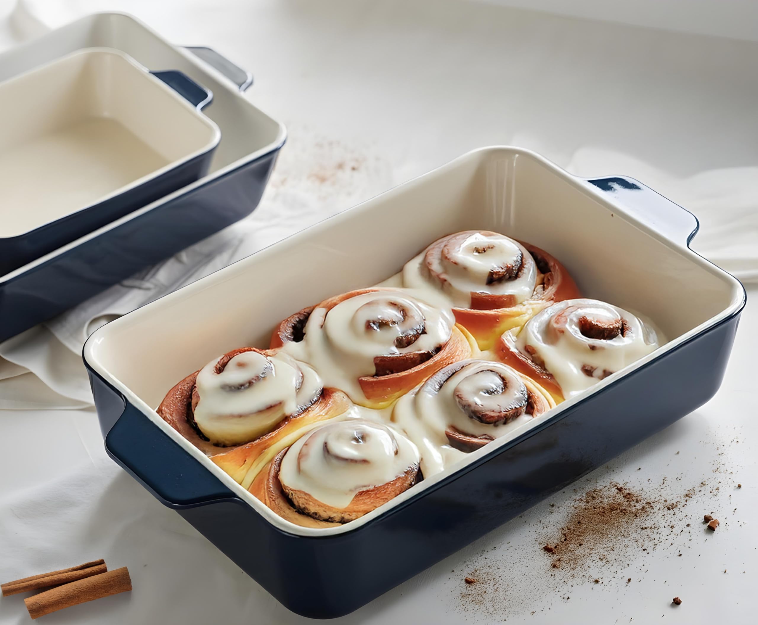 KooK stackable bakeware, saving pantry space when stored