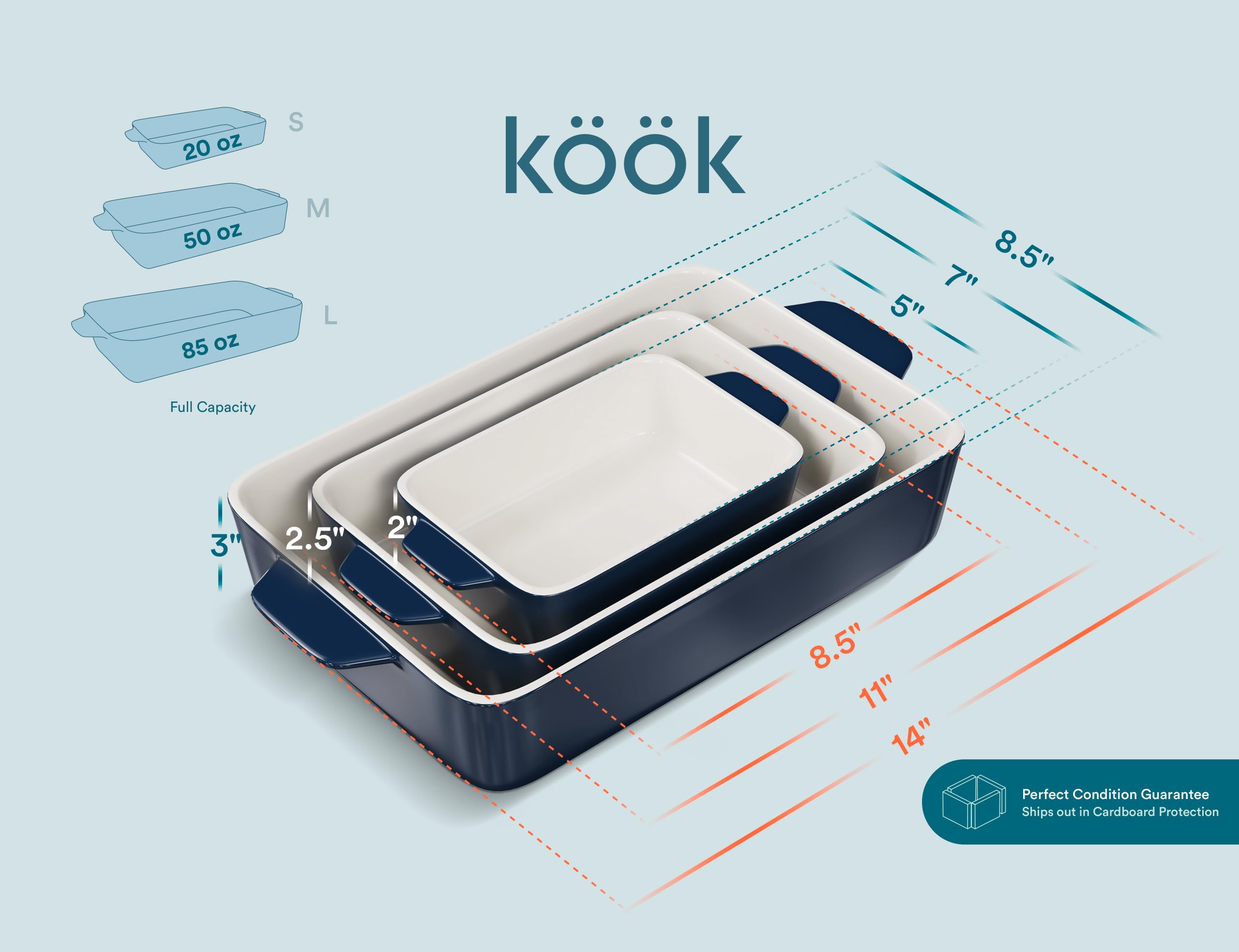 KooK table-ready ceramic dish adds style to any meal