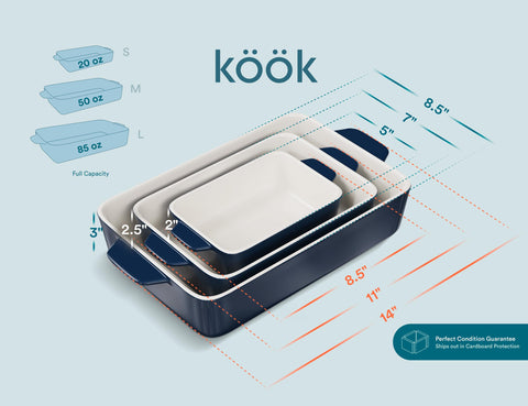 KooK table-ready ceramic dish adds style to any meal