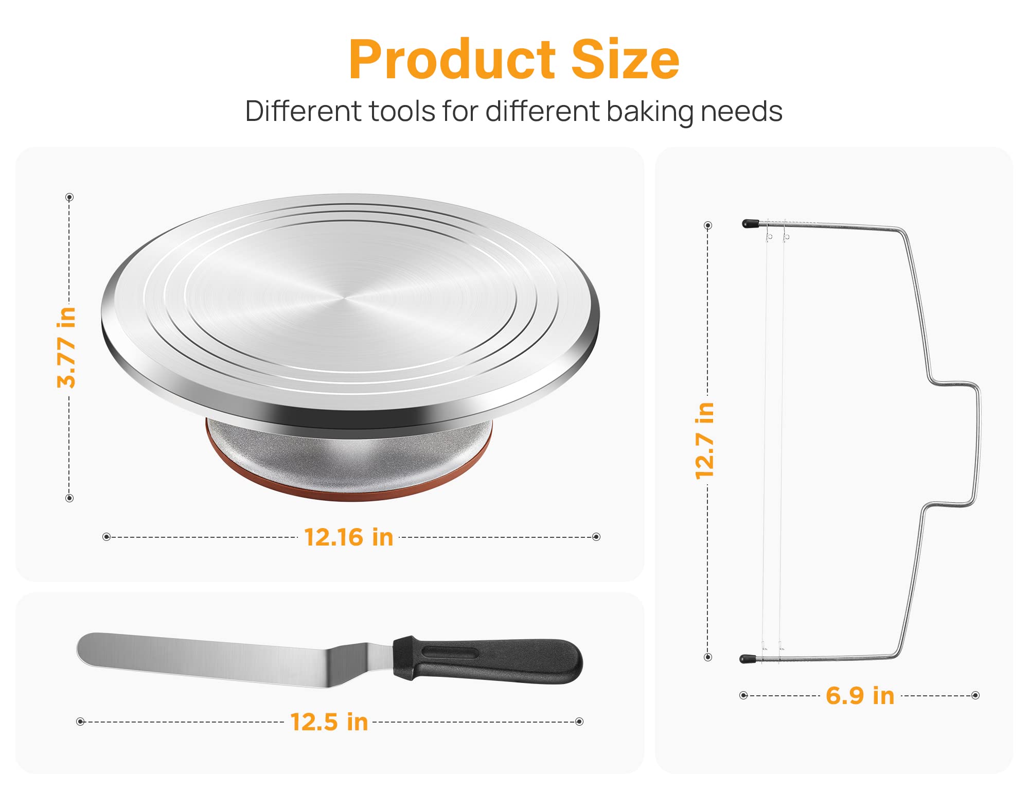 Kootek 12 numbered piping tips enable varied designs