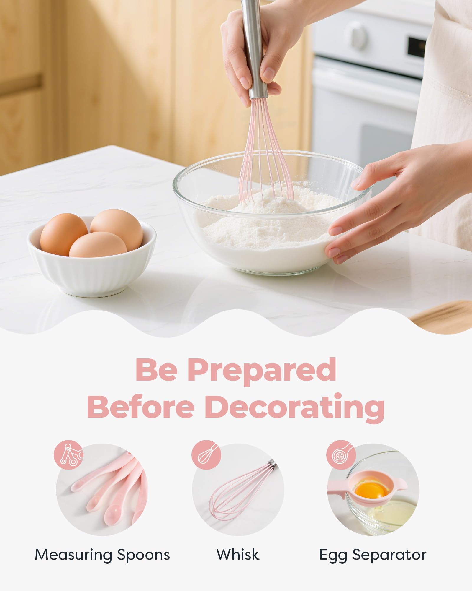 Kootek fondant molds for decorative cake elements